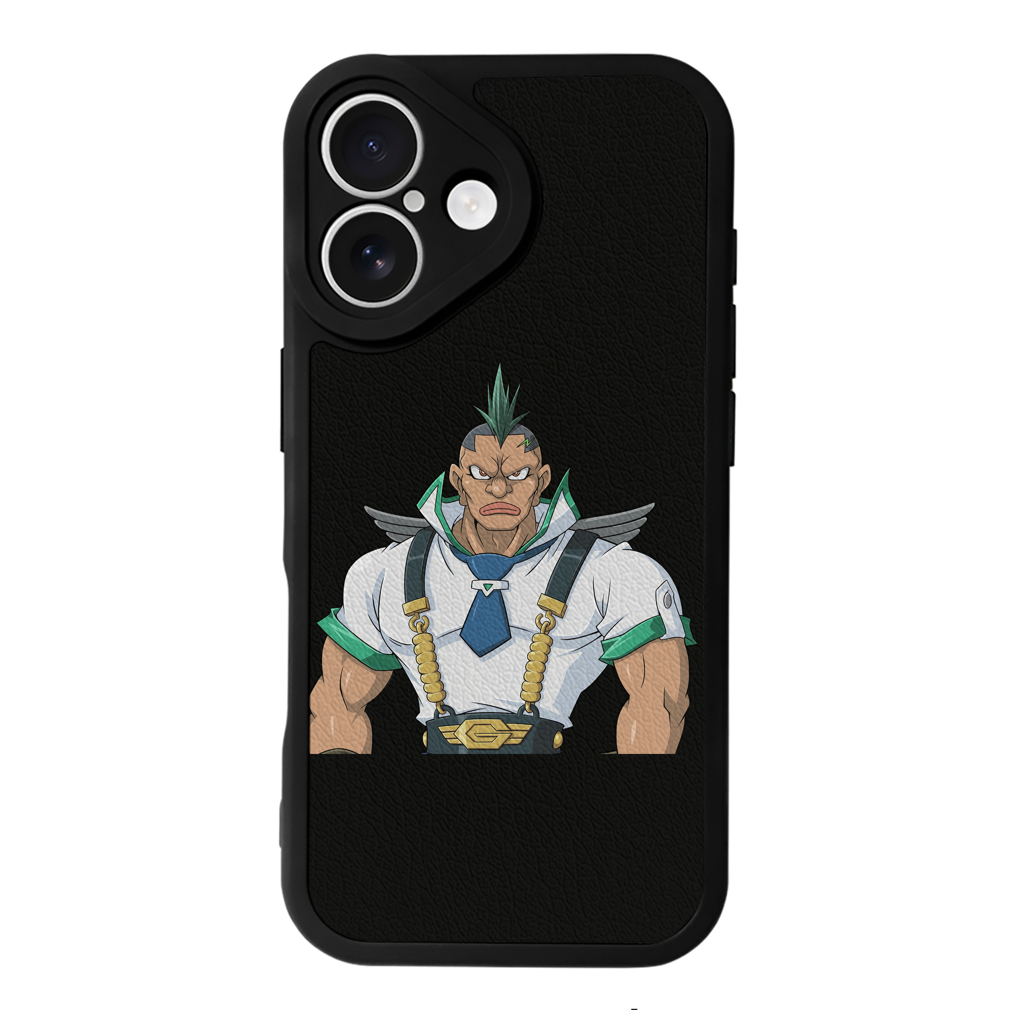 （画像用） 遊☆戯☆王 Yu-Gi-Oh! 【iPhone 16シリーズ対応】シリコンスマホケース（レザー調） 材質：シリコン